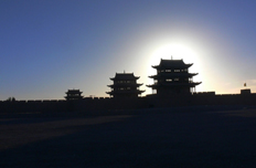 嘉峪關(guān)日出