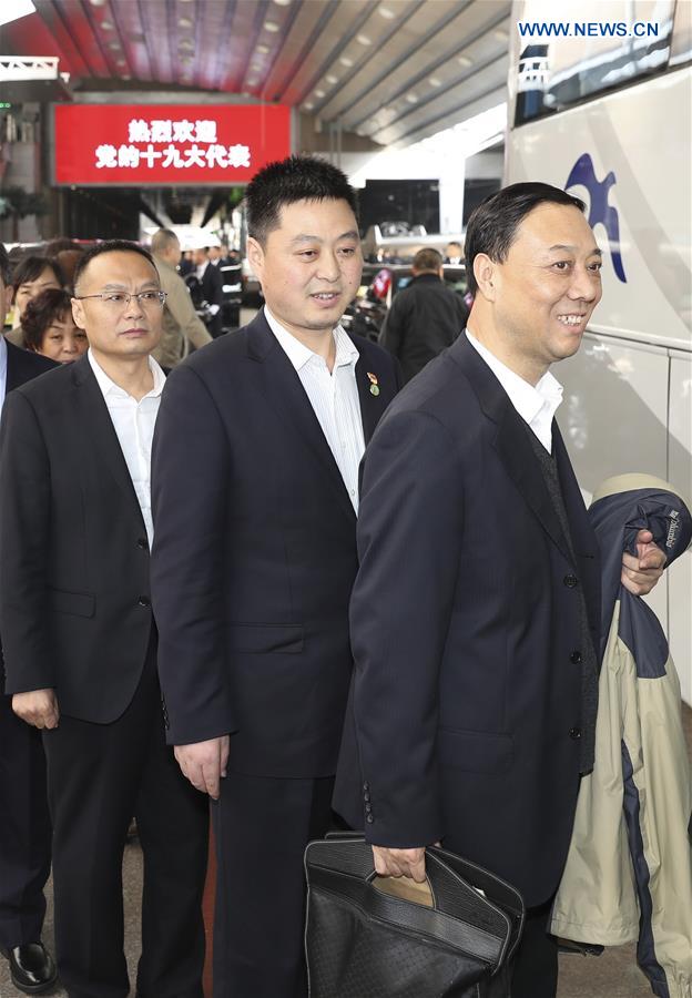 (CPC)CHINA-BEIJING-CPC NATIONAL CONGRESS-DELEGATES-ARRIVAL (CN)