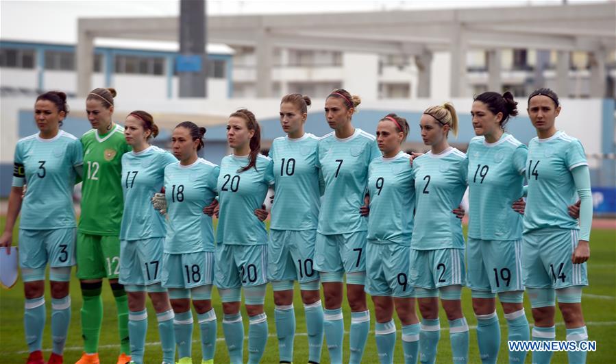 (SP)PORTUGAL-SANTO ANTONIO-SOCCER-ALGARVE CUP-CHN VS RUS