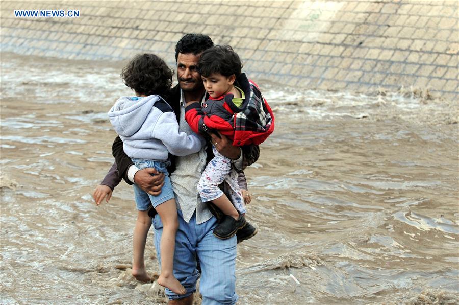 YEMEN-SANAA-HEAVY RAIN