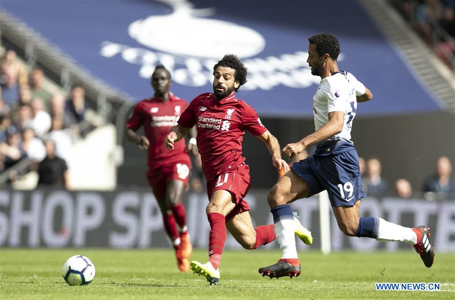 (SP)BRITAIN-LONDON-FOOTBALL-PREMIER LEAGUE-HOTSPUR VS LIVERPOOL