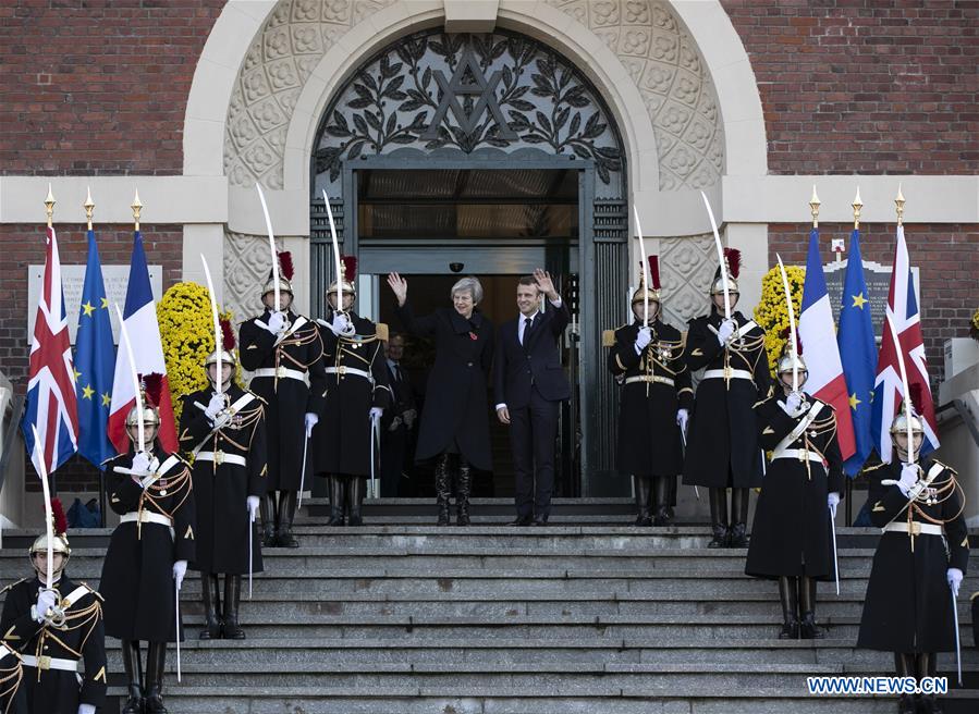 FRANCE-ALBERT-MACRON-BRITAIN-MAY-VISIT