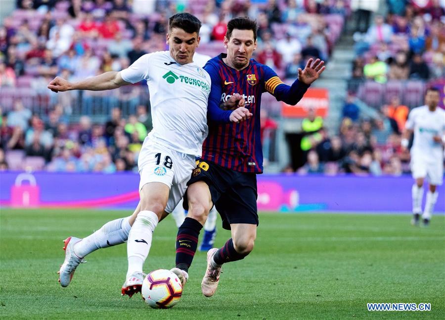 (SP)SPAIN-BARCELONA-SOCCER-SPANISH LEAGUE-BARCELONA VS GETAFE