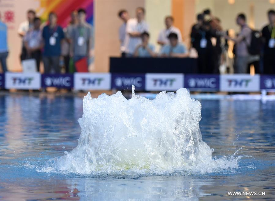 CHINA-TIANJIN-WORLD INTELLIGENCE CONGRESS-UNDERWATER ROBOTS CHALLENGE (CN)