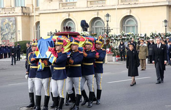 Funeral of Romania's former King held in Bucharest