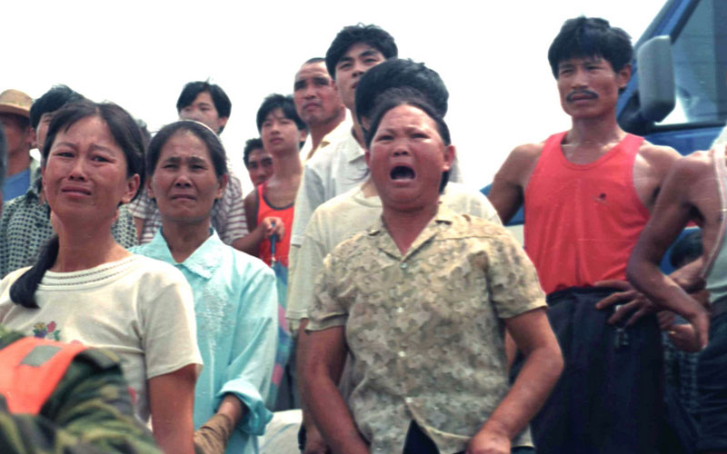 周朝榮作品:長江悲淚祭英靈