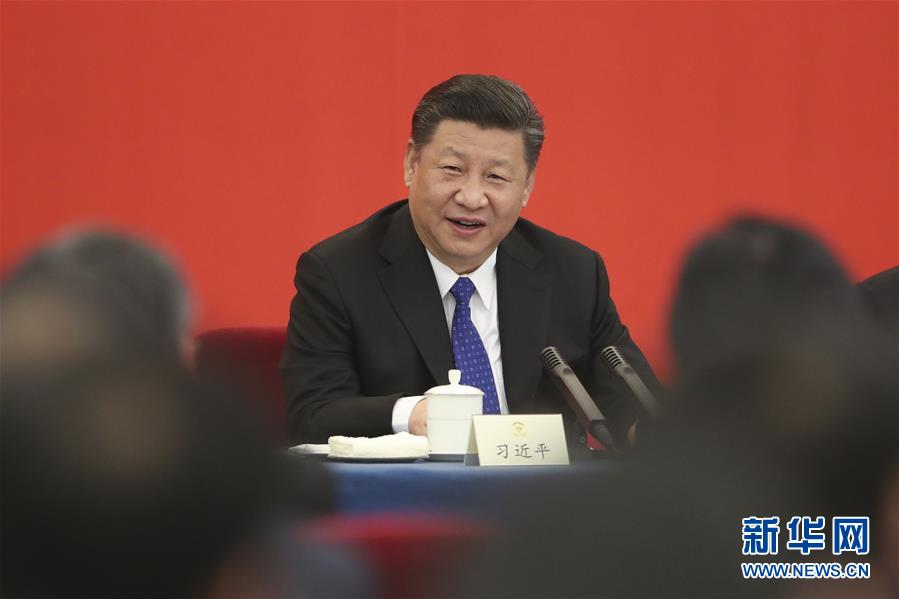 (兩會)(2)習(xí)近平看望參加政協(xié)會議的民盟致公黨無黨派人士僑聯(lián)界委員