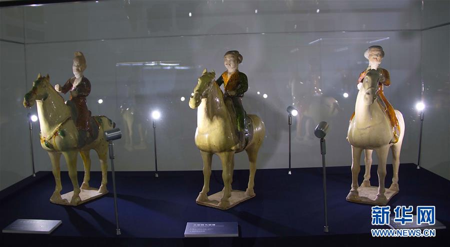 (XHDW·圖文互動(dòng))(1)唐定遠(yuǎn)將軍安菩夫婦墓出土文物特展亮相塔什干