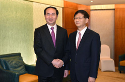 孟建柱會(huì)見(jiàn)越南客人