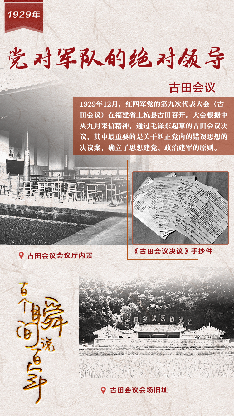 1929，黨對(duì)軍隊(duì)的絕對(duì)領(lǐng)導(dǎo)