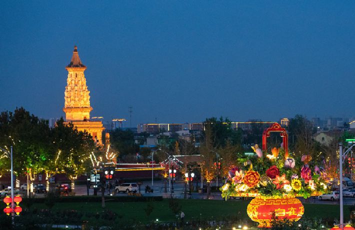 河北正定：古城保護(hù)、現(xiàn)代旅游寫(xiě)新彩