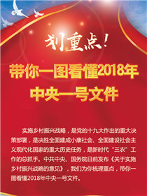 劃重點！帶你一圖看懂2018年中央一號文件
