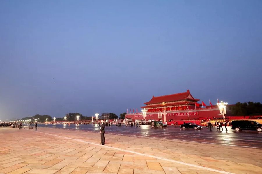 這就是今天早上的北京！