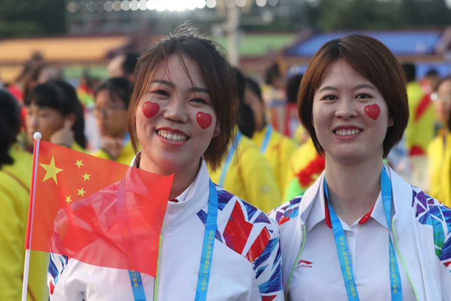 今晚，我們歡聚在天安門廣場