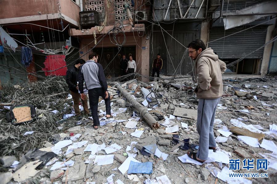 (國(guó)際)(6)巴勒斯坦總統(tǒng)譴責(zé)以色列對(duì)加沙地帶“侵略升級(jí)”