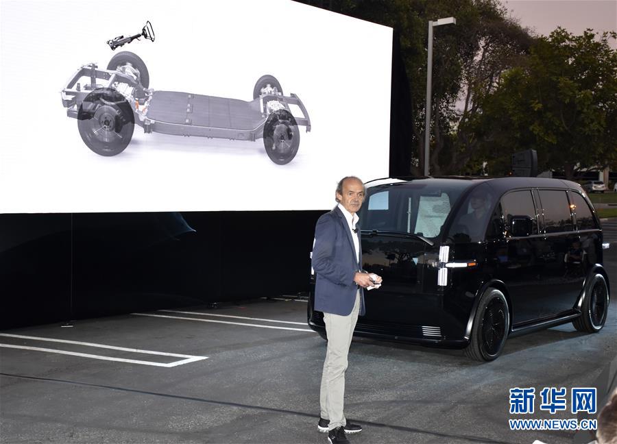 (國(guó)際·圖文互動(dòng))(1)美國(guó)電動(dòng)汽車公司Canoo新車首發(fā)瞄準(zhǔn)中美兩大市場(chǎng)