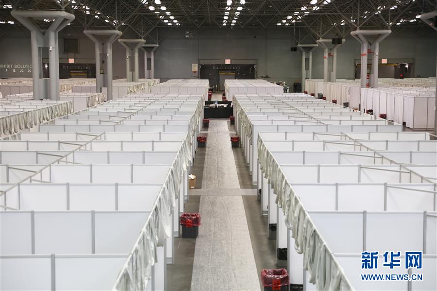 (國際疫情)(3)紐約新建臨時(shí)醫(yī)院擴(kuò)充醫(yī)療資源