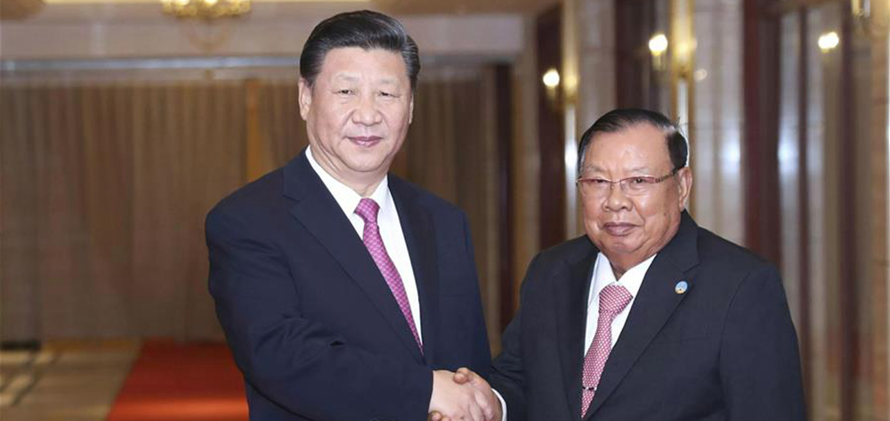 習(xí)近平再次會(huì)見老撾人民革命黨中央委員會(huì)總書記、國(guó)家主席本揚(yáng)