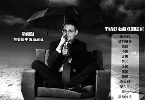 美施壓，斯諾登“搶手”成“燙手”